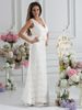 Modern Ankle Length V Neck Applques Lace A-Line Wedding Bridal Dress Dresses Gowns 2013 Custom Made Sexy Designer white ivory
