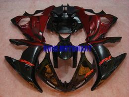 Motorcycle Fairing kit for YAMAHA YZFR6 03 04 05 YZF R6 2003 2004 2005 YZF600 Red gloss black Fairings set+gifts YH20