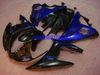 Motorfiets Fairing Kit voor Yamaha YZFR6 03 04 05 YZF R6 2003 2004 2005 YZF600 Blue Gloss Black Backings Set + Gifts YH19