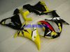 Kit de carénage de moto pour YAMAHA YZFR6 03 04 05 YZF R6 2003 2004 2005 YZF600 ABS jaune noir ensemble de carénages + cadeaux YH24