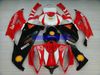 Insprutning Mote Fairing Kit för Yamaha YZFR6 06 07 YZF R6 2006 2007 YZF600 Top Red White Black Fairings Set + Presenter Yi10