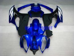 Injection Mould Fairing kit for YAMAHA YZFR6 06 07 YZF R6 2006 2007 YZF600 ABS blue black Fairings set+gifts YI13