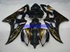 Wtrysk Mold Kit dla Yamaha YZFR6 06 07 YZF R6 2006 2007 YZF600 ABS Golden Flames Set + Prezenty YI17