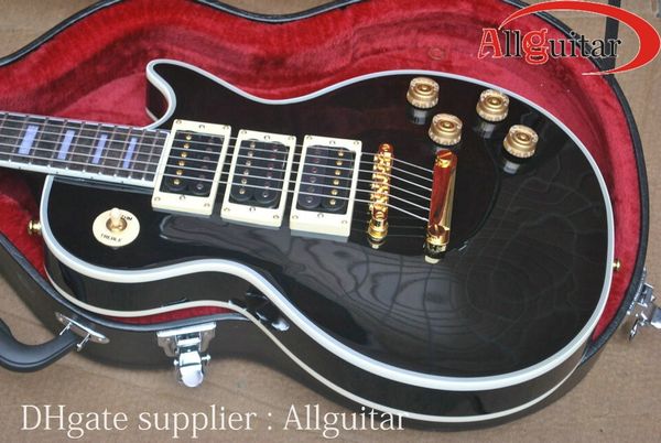 

Черное Дерево Гриф Черный Пользовательский Магазин Гитары Питер Frampton Электрогит