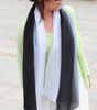Nieuwe gearceerde sjaal sjaals sjaal sarongs wraps draag hoofdband 170 * 70cm gemengde kleur 7pcs / lot # 3250