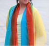 Nieuwe gearceerde sjaal sjaals sjaal sarongs wraps draag hoofdband 170 * 70cm gemengde kleur 7pcs / lot # 3250