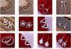 10pairs/Pack mixed style wholesale 925 sterling silver earings Hallowmas gift boxes free shipping