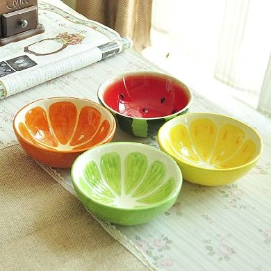 Fresh Glaze Fruit Ceramic Rice Bowl Soup Bowl Color Drawing Japanese ... Fresh Glaze Fruit Ceramic Rice Bowl Soup Bowl Color Drawing Japanese ...
