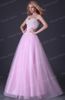 2016 Chegada nova! Grace Karin Pink Pavimento Length Longo formal vestidos de noite com Beading e lantejoulas CL3519