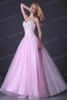 2016 Chegada nova! Grace Karin Pink Pavimento Length Longo formal vestidos de noite com Beading e lantejoulas CL3519