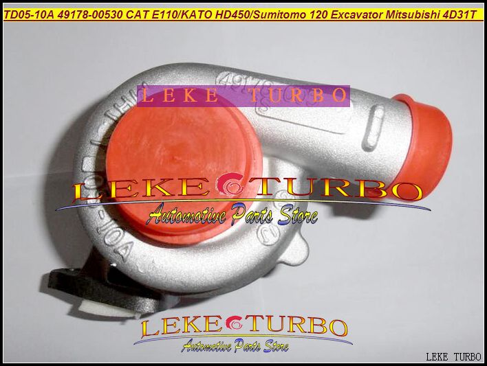 HurtowniaTD05-10A 49178-00530 49178-00550 Turbo Turbosprężarka do Sumitomo 120 Kato HD300 HD400 HD450 CAT E110 Koparka Mitsubishi 4D31T