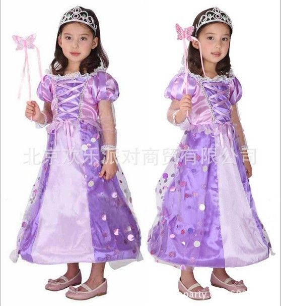 Purple Accessories Dress