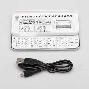 Cases Port Mini sans fil Bluetooth 3.0 Slide Keyboard Case Mirco USB Plug Retour dur Smart Cover rétroéclairage blanc Shell pour l'iPhone 5 en Solde