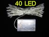 40 LED string MINI FAIRY LIGHTS BATTERY power OPERATED wedding party flash red color Fedex Free Shipping
