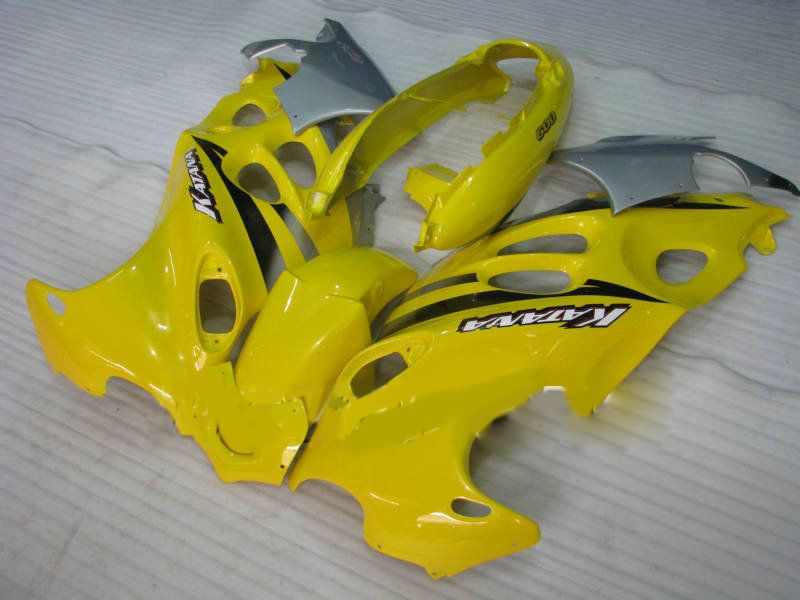 Fairings Body Kit för Suzuki Katana 2003 2004 2005 2006 GSXF600 GSX600F Bodywork GSXF 600 03 05 06 GSX 600F Fairing Set SY34