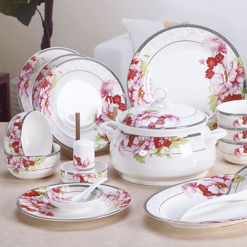 2013 Hot 6 Tableware 56 Avowedly Bone China Dinnerware Set Bowl Plate