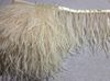 -10 yards lot ivory ostrich feather trimming fringe 5-6inch in width for crafts weddings sewing2382