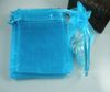 100 stks Sky Blue Organza Gift Bags Verkocht per PKG 7 x 8.5cm / 9x12 cm / 13x18cm 4 inches met trouwfeest kerstmis gunst gift bags