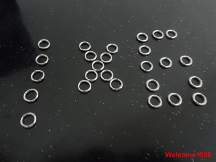 Good Quality DIY Parts ,Strong 316L Stainless Steel Split Ring Jump Ring wholesale