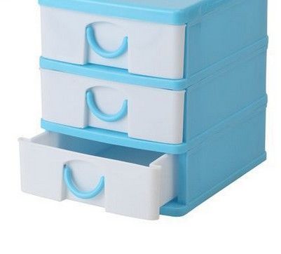 2019 Three Drawer Plastic Storage Box Storage Box Desktop Storage