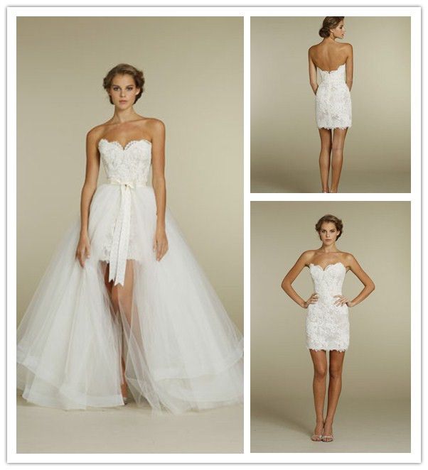 Discount 29 Hot Sales Strapless Sweetheart Lace Wedding Dresses ...