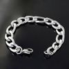 13mm High polished figaro chain necklace & bracelet 316L Stainless Steel jewelry set for Men's gift