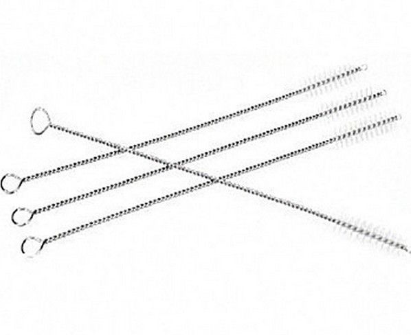 spazzola di pulizia delle cannucce della spazzola di pulizia del legare dell'acciaio inossidabile 100pcs/lot Trasporto libero