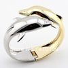 RB721 Classic Double Dolphin Bangle Bracelet Silve&Gold Plated Two Tone Color Top High Qulity New Arrival Free Shipping