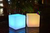 Sälj LED -möbler 40cmx40cmx40cm LED -färgmöbler PE LED -bänk Square Stol RGB Hom Garden Decor 1 Set Lot2802