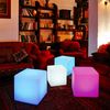 Vente de meubles led 40CMx40CMx40CM LED couleur meubles PE LED banc chaise carrée RGB hom décor de jardin 1 ensemble lot2802