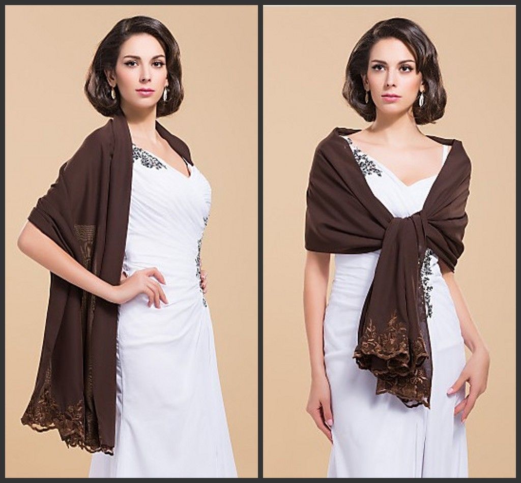 Chiffon shawls and wraps for evening dresses Chiffon shawls and wraps for evening dresses