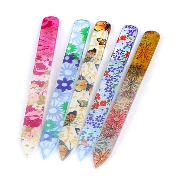 Glass Nail File Nail Tools The Tool For Manicure tool 55Inch Steel Crystal Nail File Sanding File8104198