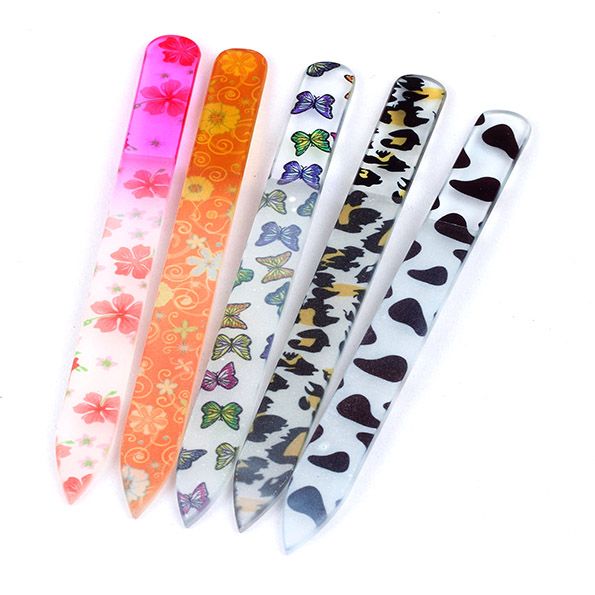 Glass Nail File Nail Tools The Tool For Manicure tool 5.5Inch Steel Crystal Nail File Sanding File
