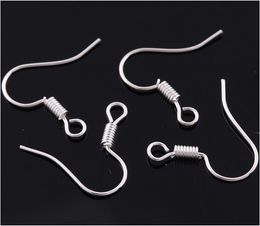 500pcs 21*10mm High quality shiny Stainless steel Earring Hook Jewellery Finding