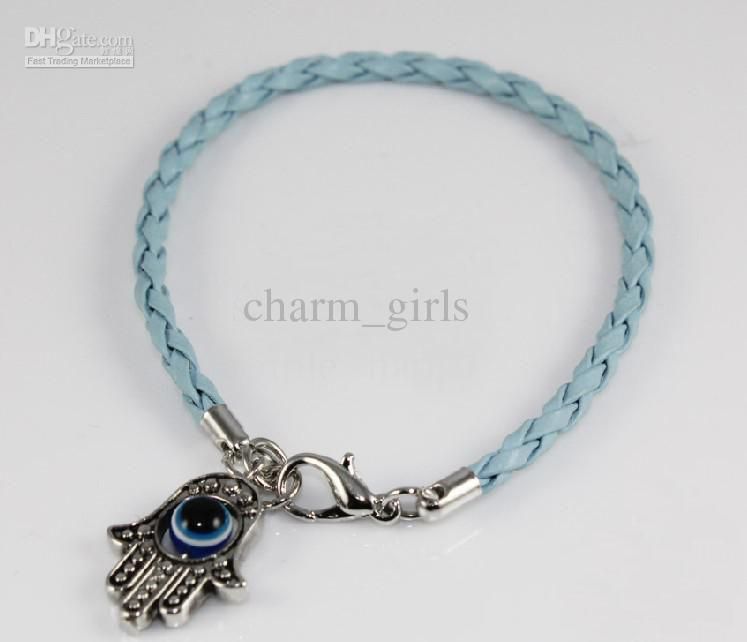 20pcs* Hamsa Hand of Fatima Evil Eye Religious Bracelet *Choose Wristband Design