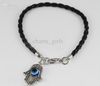 Vente en gros - 20pcs * Bracelet religieux Hamsa Hand of Fatima Evil Eye * Choisissez la conception du bracelet