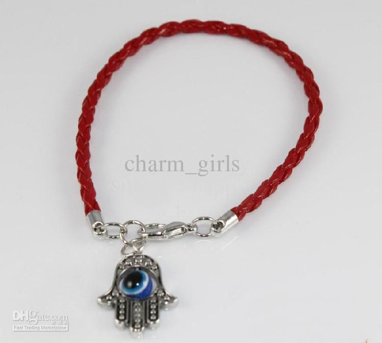 20pcs* Hamsa Hand of Fatima Evil Eye Religious Bracelet *Choose Wristband Design