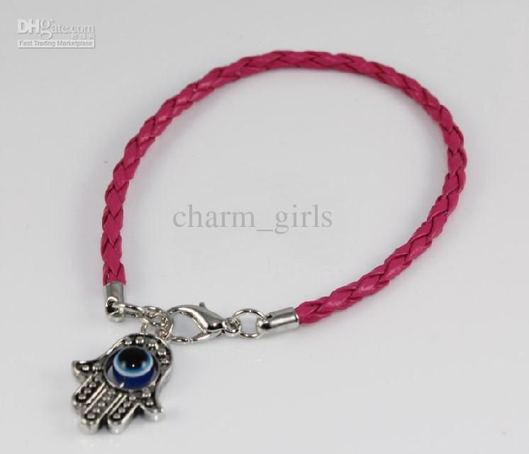 20pcs* Hamsa Hand of Fatima Evil Eye Religious Bracelet *Choose Wristband Design