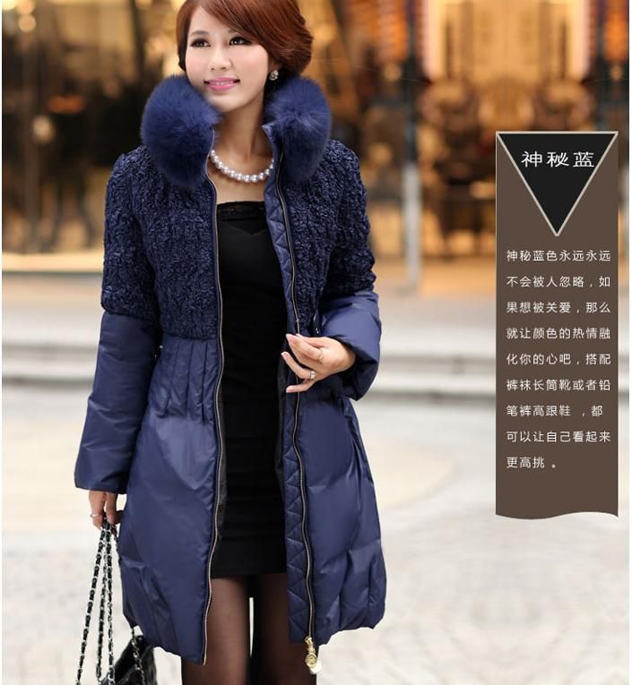 Winter Clothing For Women. 100% Real Fox Fur Collar,90% Feather Womens ...