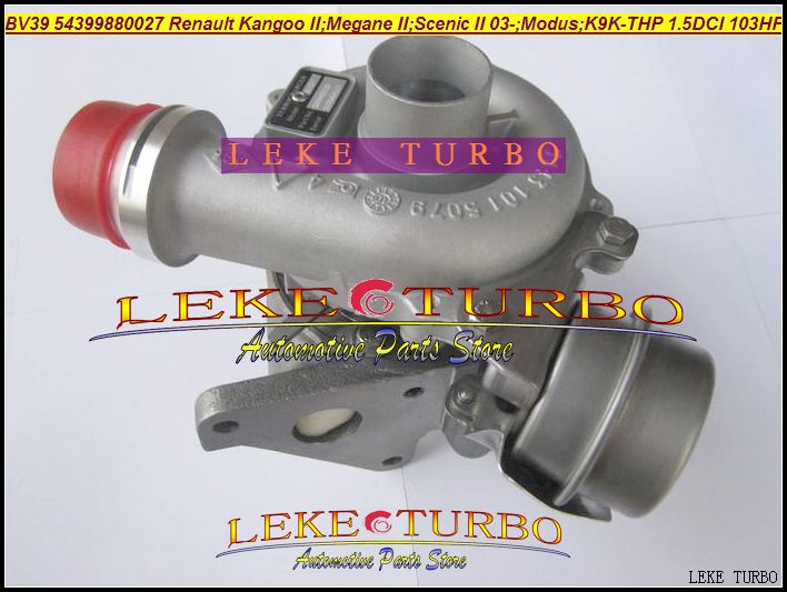 New Turbo Cartridge / Chra 5439980027ルノーカングーII;メガネII ;; Modus 1.5L DCI 103HP K9K-THP