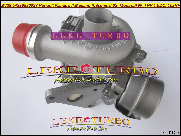 Nouvelle cartouche TURBO/CHRA 54399880027 54399700027 turbocompresseur pour Renault Kangoo II; Megane II;; Modus 1.5L DCI 103HP K9K-THP