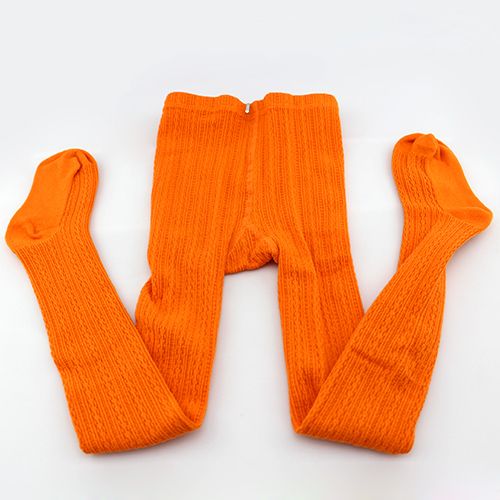 orange baby tights