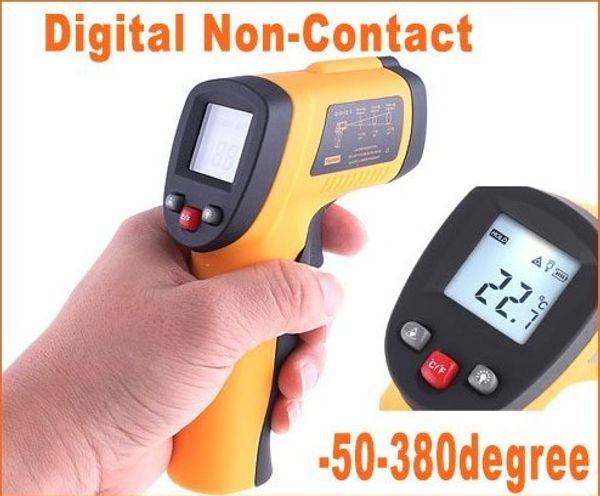 

LCD Non-Contact Infrared Digital IR Laser Thermometer Probe Temperature Sensor