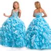2013 Fall Ball Gown Halter Bead Sequin Ruffles Flower Girl Dresses Girls Pageant Dresses Pageant Dress