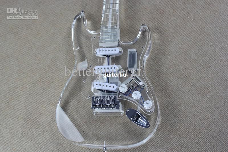 Compra Venta Al Por Mayor La Mejor Guitarra De China Guitarra Eléctrica De  Sonido Hermoso Hermoso Transparente Barato | Entrega Rápida Y Calidad |  Es.Dhgate