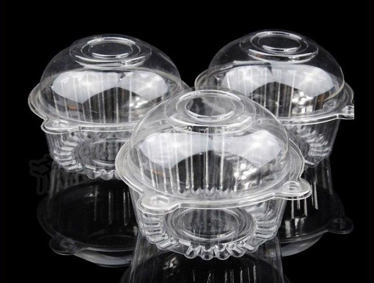 Wholesale Clear Plastic Cupcake Cake Wedding Shower Cake Muffin Dome