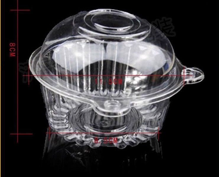 Wholesale Clear Plastic Cupcake Cake Wedding Shower Cake Muffin Dome