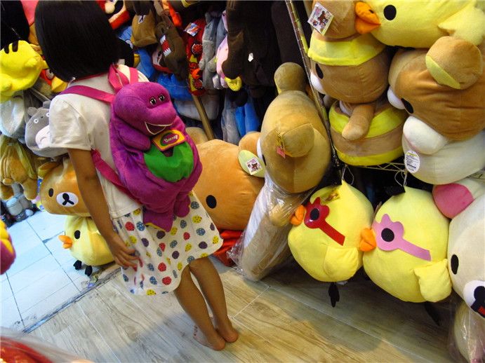 Compre Mayoreo Envio Gratis Barney Dinosaurio De Peluche Mochila Blanda De La Bolsa De Nueva 19\u0026Amp;Quot; Y Minorista A 8,83 € Del Kate And Kevin | DHgate.Com