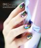 Nytt mode 46 Designs Mix Colors 4cm x 120 cm Nail Art Transfer Foil Set Nail Tips Decoration 3D Nail Stickers9282716