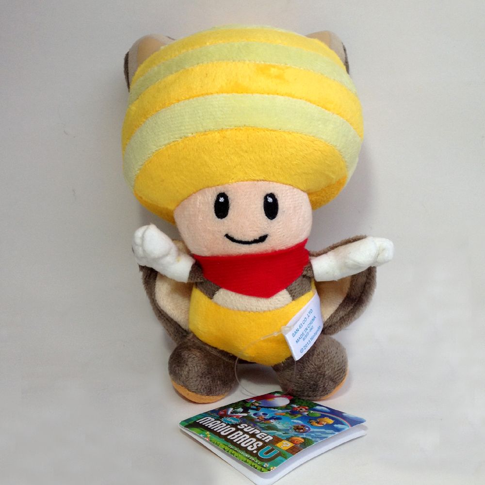 yellow toad plush